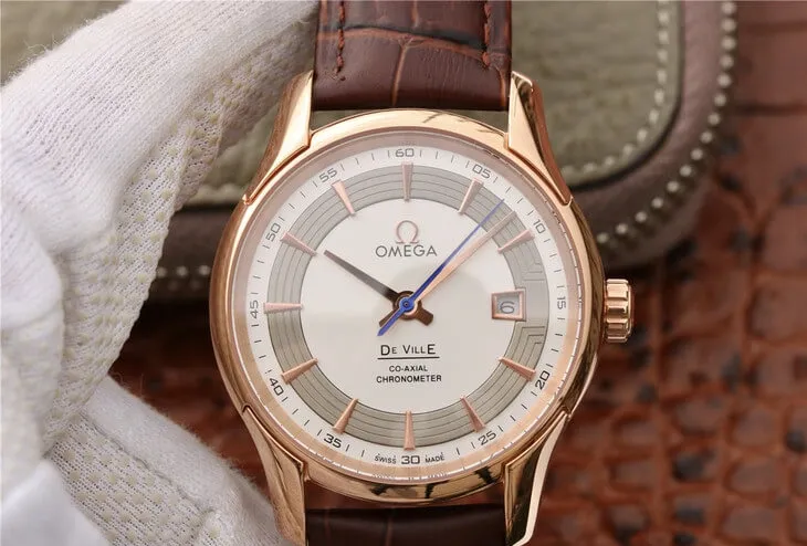 Omega De Ville 431.63.41.21.02.001 VS Factory 1:1 Best Edition Replica Watch Brown Strap